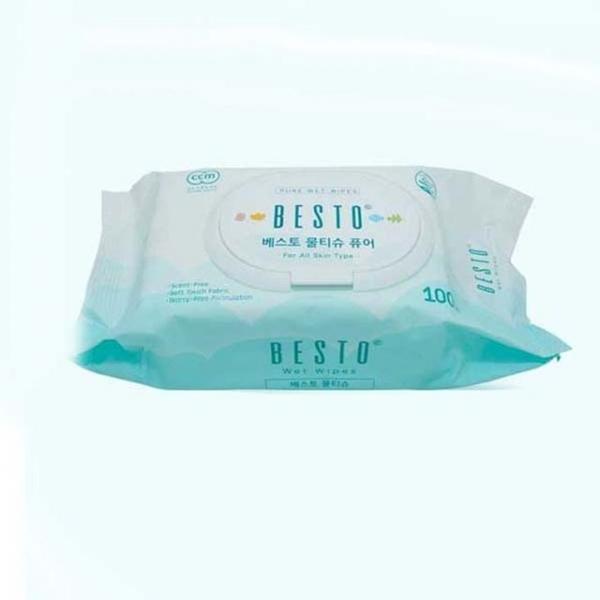 물티슈 화장지 아기 물티슈 휴지 화장지 캡형 100매