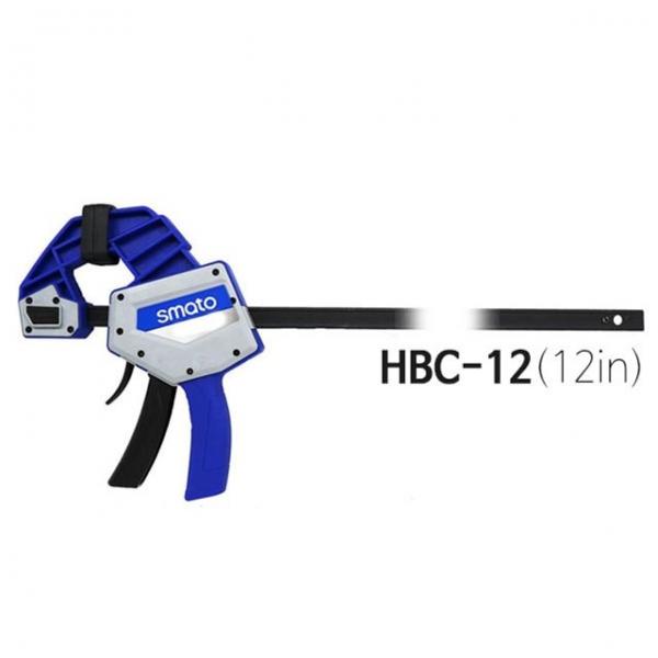 목공용 퀵그립 클램프 HBC12 사용12in 압착력1700N