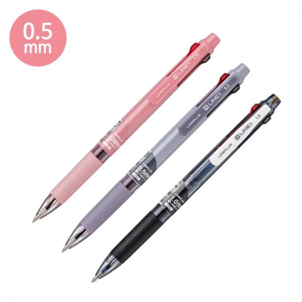 M-LINE 3 (3색볼펜) - 0.5mm  (12개 1세트)