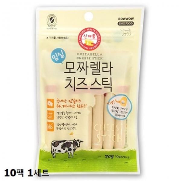 애견간식 바우와우 모짜렐라 치즈 소세지 7p 10팩