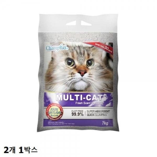 고양이모래 클럼 플러스 멀티캣 7kg 2개 1박스