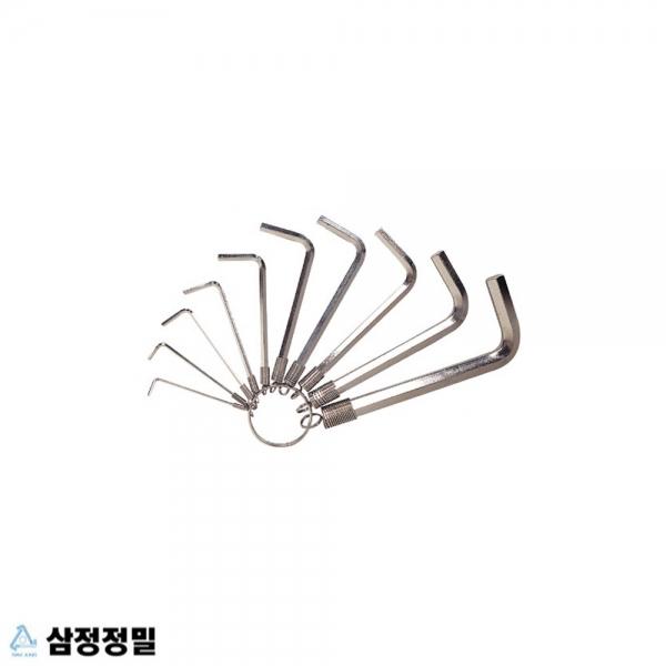 삼정정밀 링L형렌치세트 R-10I INCH타입