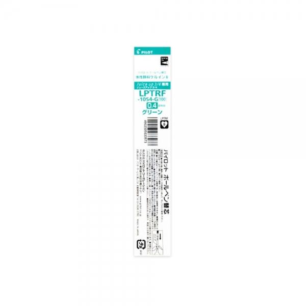 f20 149180 파이롯트 쥬시업 리필 다색용 0.4mm 녹색 LPTRF-10S4-G 1갑 10개입
