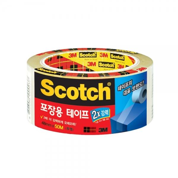 f20 7730 3M 스카치 포장박스테이프 3615 투명 48mmx50m 1개 1개입