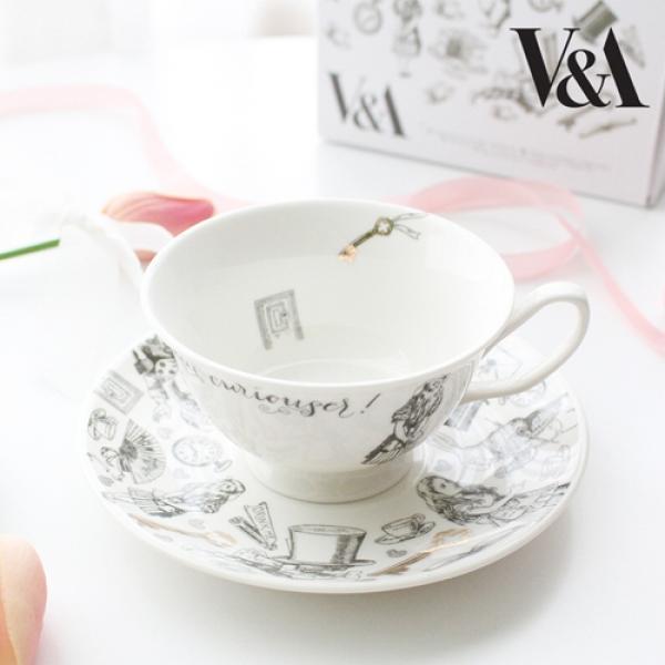 V&A 컵 210ml 과 받침 세트