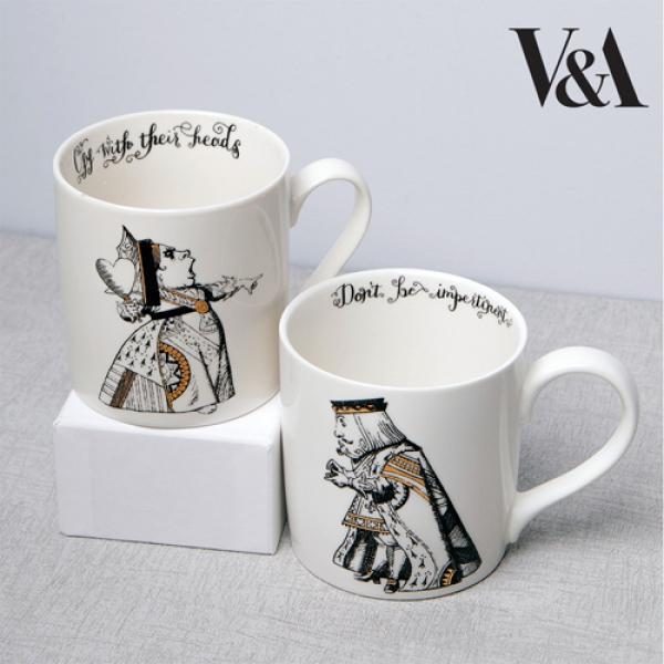 V&A 퀸&킹 머그컵 2P 350ml