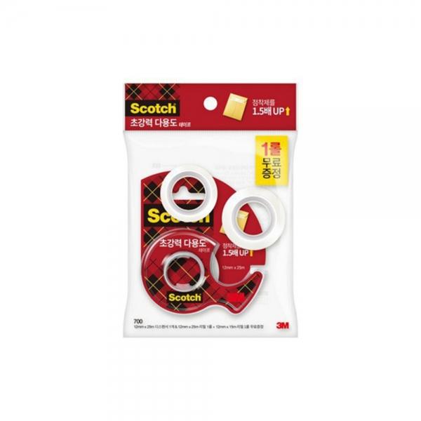 f20 149499 3M 스카치 강력 다용도테이프 세트 SH1225D&SH1225R-1215R 1롤무료증정 1개 1개입