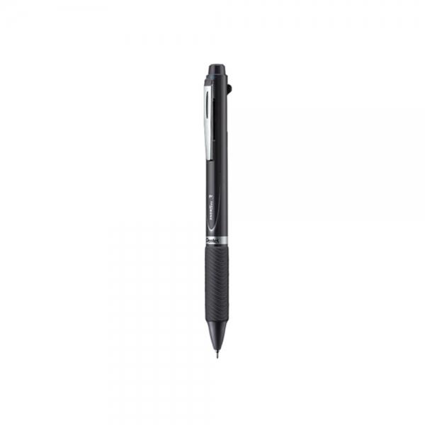 f20 90871 펜텔 에너겔 3색볼펜 XBLC35N 다크그레이 0.5mm 니들팁 1자루 1개입