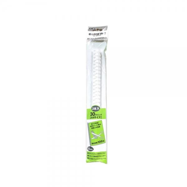 f20 156721 CARL 정품 루즈링 LR-3012(12mm) 화이트 3본입 12mm 1개 1개입