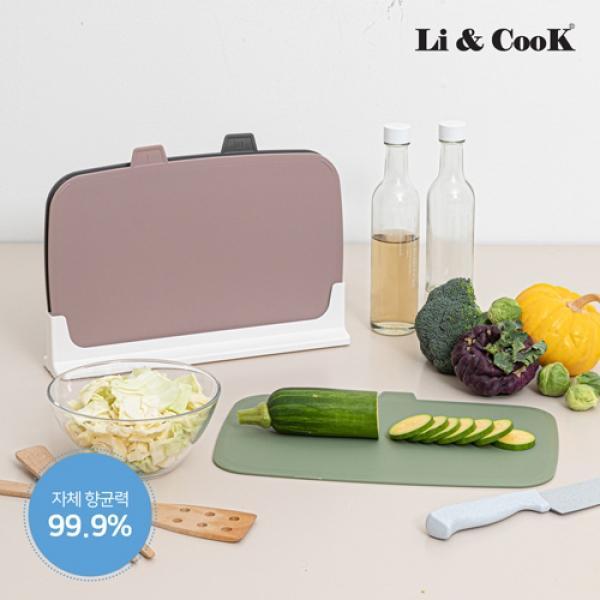 리앤쿡 레스트 항균99.9% 도마 4종세트