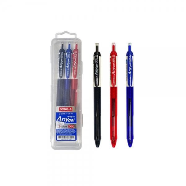f20 39277 동아 애니겔501 3색세트 0.5mm 중성펜 1세트 1개입