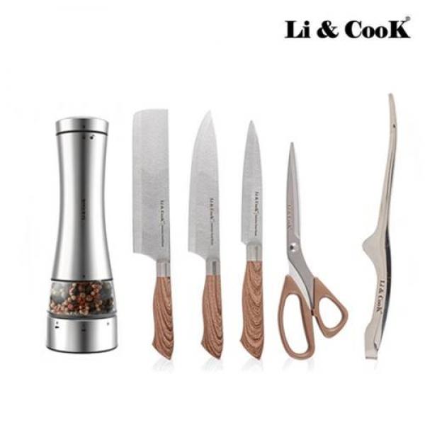 리앤쿡 노르딕 나이프 5종세트+솔트&페퍼 무선 그라인더