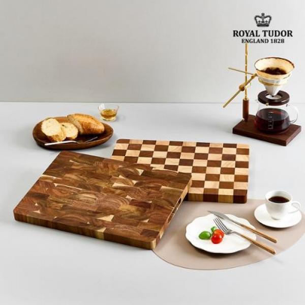 로얄튜더 모던 엔드그레인 도마_디자인 택1