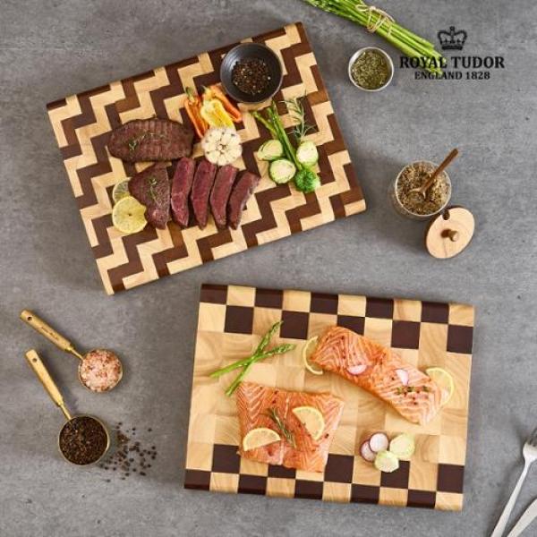 로얄튜더 헤리티지 엔드그레인 도마_디자인 택1