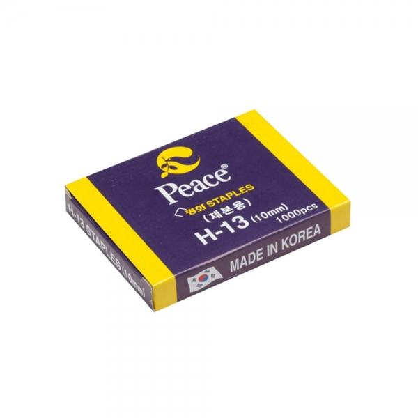 f20 42337 평화 스테플러침 H-13 10mm 1000pcs 1개 1개입