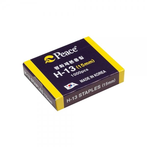f20 42393 평화 스테플러침 H-13 15mm 1000pcs 1개 1개입