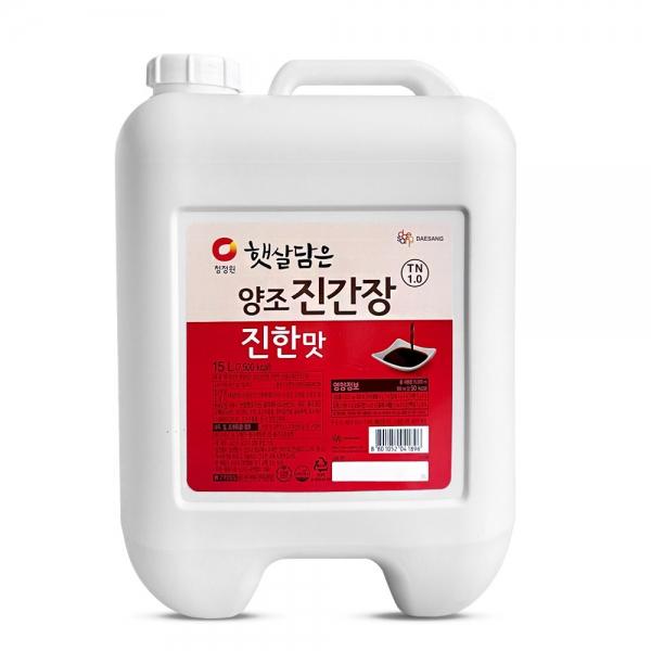 청정원 햇살담은 진한맛 진간장 15L 대용량 업소용 양조간장 식자재