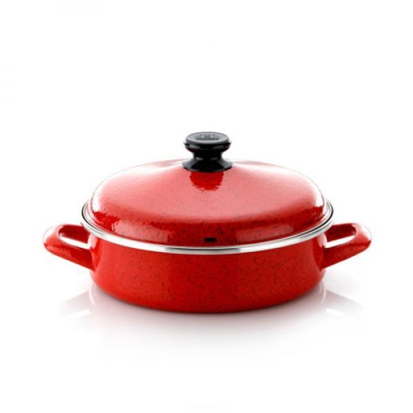 Hamptons 햄튼 케라미코 법랑 HEL-RED 전골 24cm