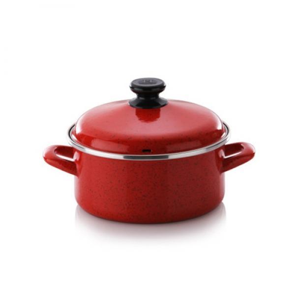 Hamptons 햄튼 케라미코 법랑 HEL-RED 냄비 양수 20cm_옵션 택1