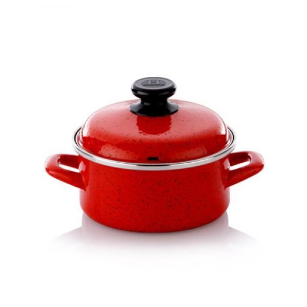 Hamptons 햄튼 케라미코 법랑 HEL-RED 냄비 양수 16cm