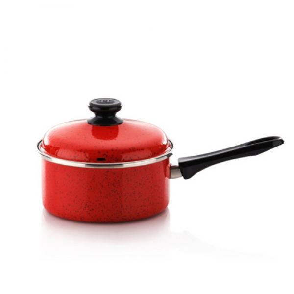 Hamptons 햄튼 케라미코 법랑 HEL-RED 냄비 편수 18cm