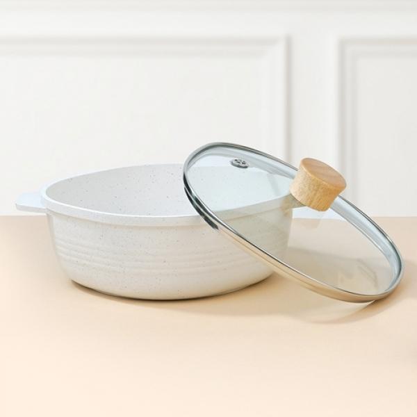 알루아트 IH 테라조 사각냄비 20cm