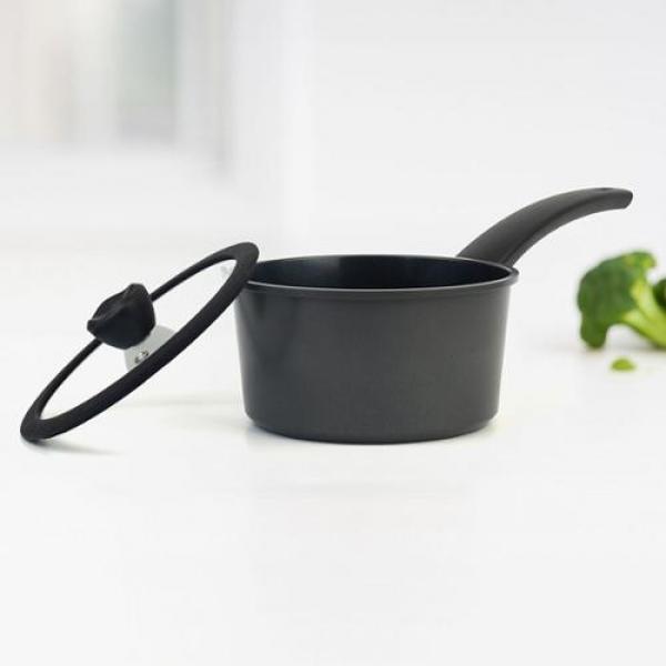 알루아트 IH 매트블랙 편수냄비 18cm BAS18 IH B