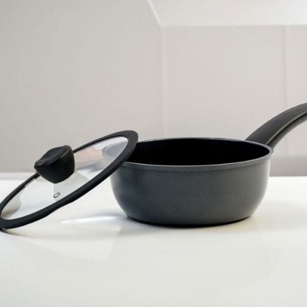 알루아트 IH 매트블랙 편수냄비 20cm BAS20 IH B