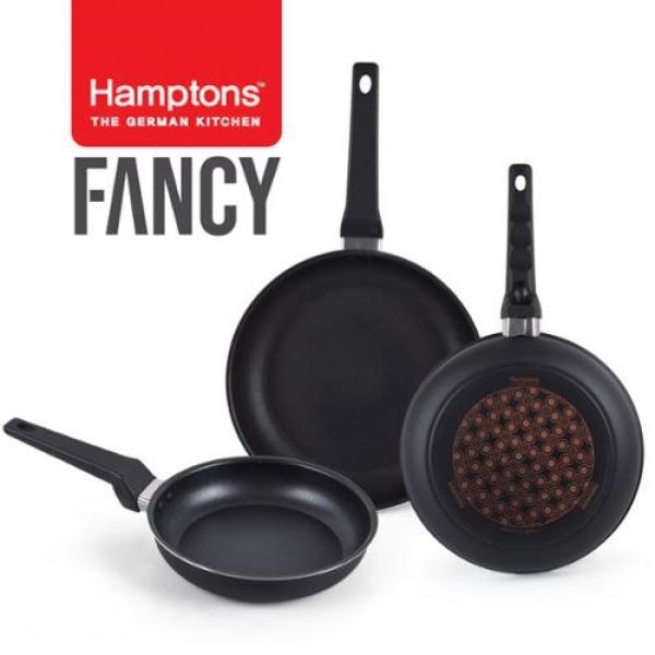 Hamptons 햄튼 팬시 다이아몬드 5중코팅 후라이팬3종세트-C HFF-2F6F8F