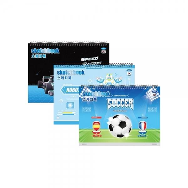 f20 100588 펜피아 3000 초등남자 스케치북 345x250mm 1권 1개입