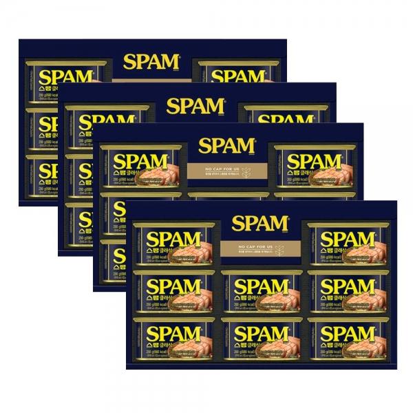 LW CJ 스팸 12K 4세트입 햄 추석 설날 명절 선물세트