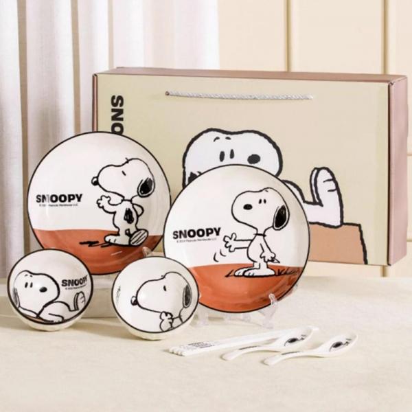 스누피 세라믹 2인용 세트