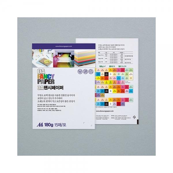 f20 13328 두성 OA팬시페이퍼 A4 180g R26 흰색 15매 1봉 1개입