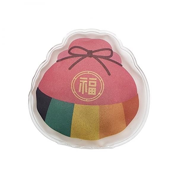 국산 복주머니 핫팩 새해 행운 핫팩 똑딱이 재사용 손난로 액체형