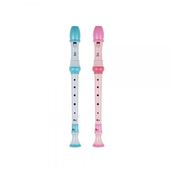 f20 59728 베리뮤직 하우젠리코더 저먼식 분홍파랑 1개 1개입