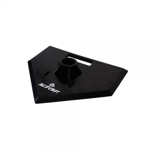 f20 135355 스타 뉴 티볼 폴대 고무베이스 WXK5003 415x415mm 1개 1개입