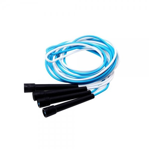 f20 139407 김수열 더블더취(PVC) 줄넘기 DR-005 파랑-흰색 2개1세트 4Mx20cm 1개 1개입