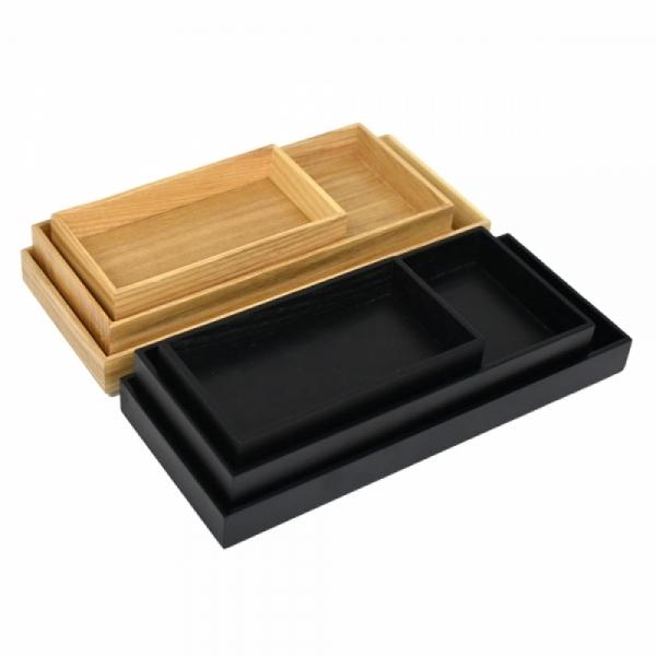 돌산 우드 직카스타받침 나무트레이 쟁반