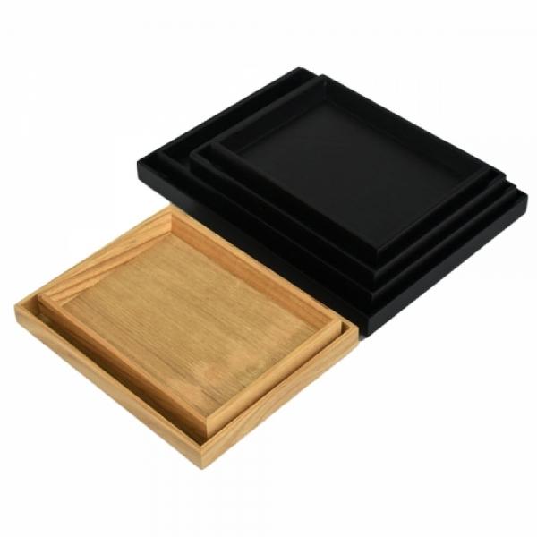 돌산 우드 카스타받침 나무트레이 쟁반
