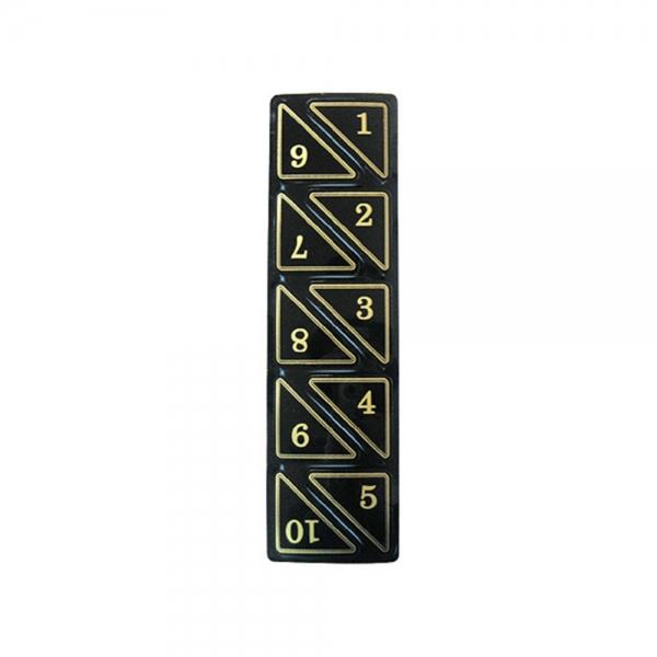 f20 144190 세모네모 삼각번호판 5000-7흑색 1개 1개입
