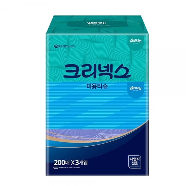 크리넥스 미용티슈 콤비 (200매) 3팩