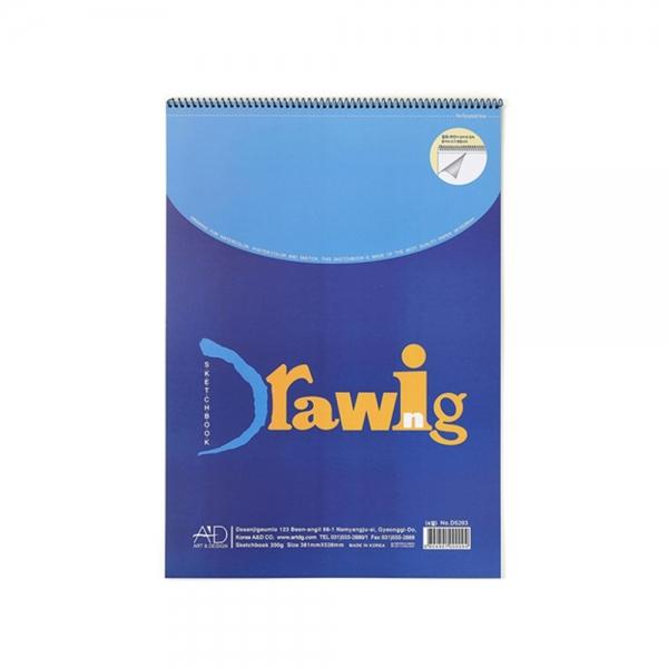 f20 44013 아트앤디자인 드로잉스케치북 4절 D5203 20매200g 1개 1개입
