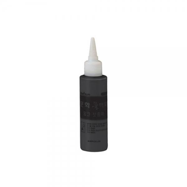 f20 32216 문화연필 물백묵 잉크보충액 검정 100ml 1개 1개입