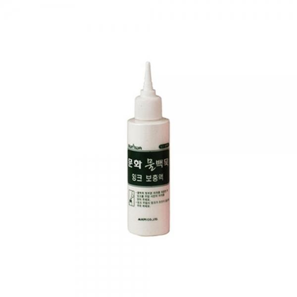 f20 32114 문화연필 물백묵 잉크보충액 백색 100ml 1개 1개입