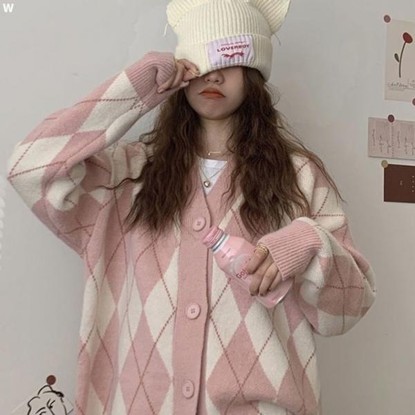 2컬러 여성 브이넥 가디건 LK-G008