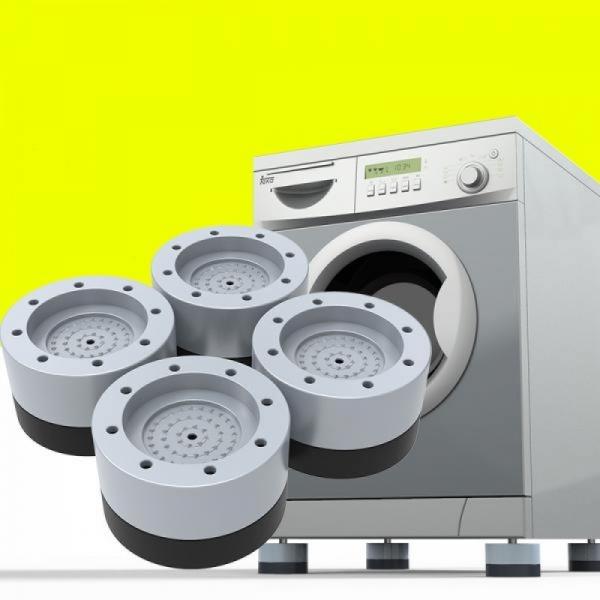 세탁기 다리 수평 균형 높이 조절 미끄럼방지 진동 소음 흔들림 방지 고정 발 받침대 M10995