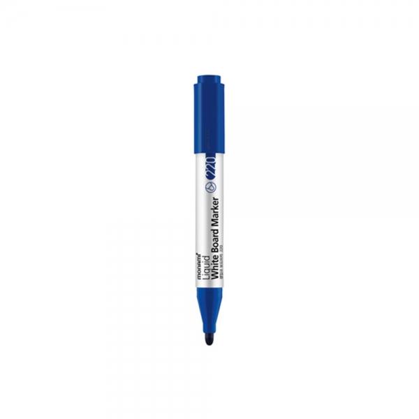 f20 72301 모나미 시그마플로 생잉크 보드마카 220 청색 둥근촉 2.0mm 1개 1개입