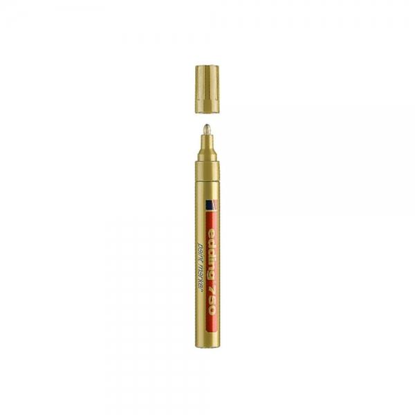 f20 101311 에딩펜 750 페인트마카 금색 2-4mm 1개 1개입
