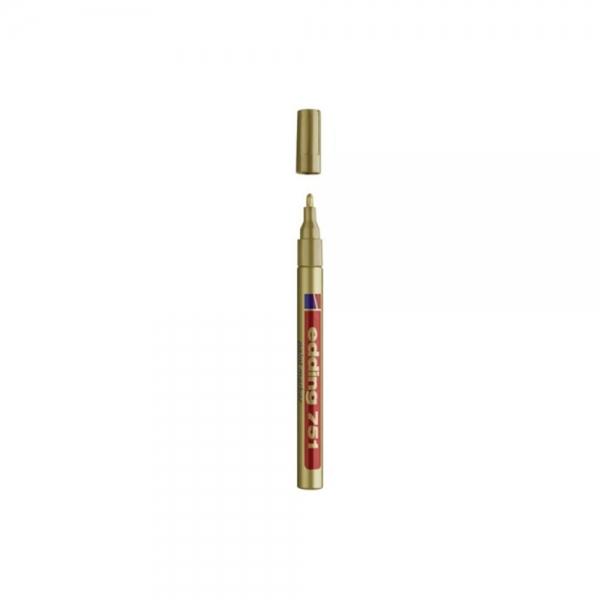 f20 66040 에딩펜 751 페인트마카 금색 1-2mm 1갑 10개입