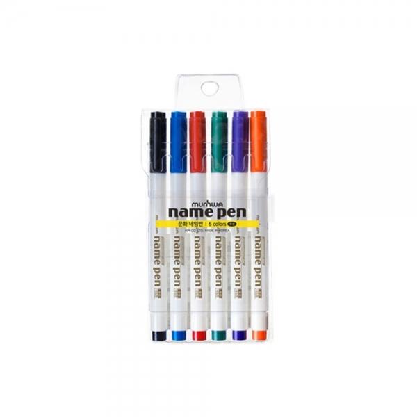 f20 32139 문화연필 넥스프로 네임펜 6색 1개 1개입